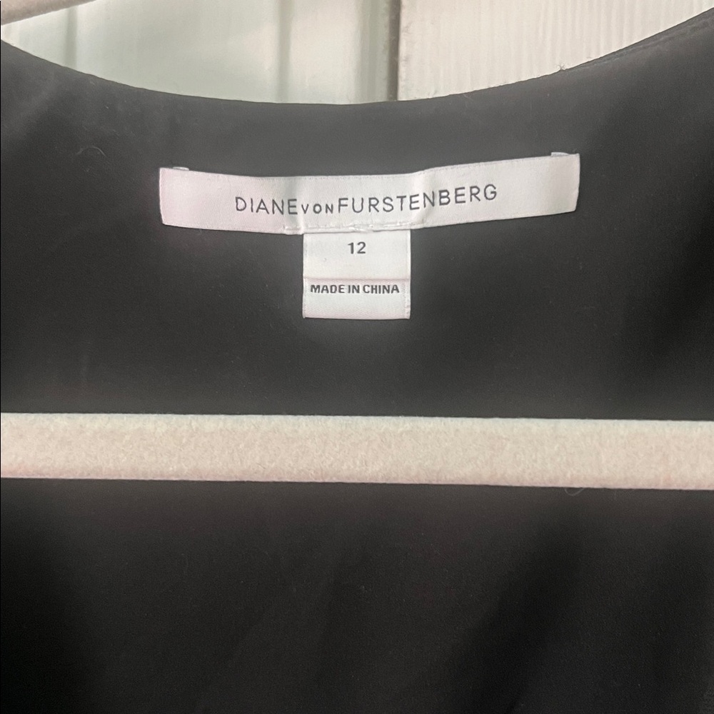 Diane von Furstenberg Pinstriped Black Dress - Picture 3 of 11